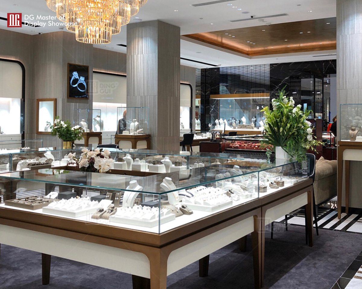 DG Showcase Customized Luxury Jewelry Store Display Showcase High End