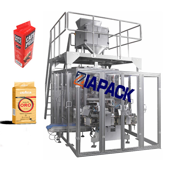 Automatic Triangle Model Brick Vacuum Bag Forming Filling Sealing