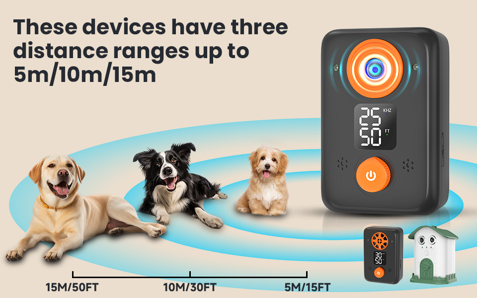 ultrasonic dog repeller distance