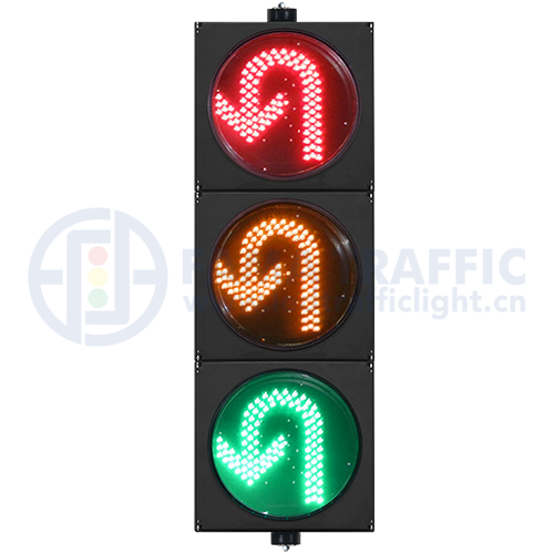 Red Yellow Green U Turn Arrow LED Traffic Light