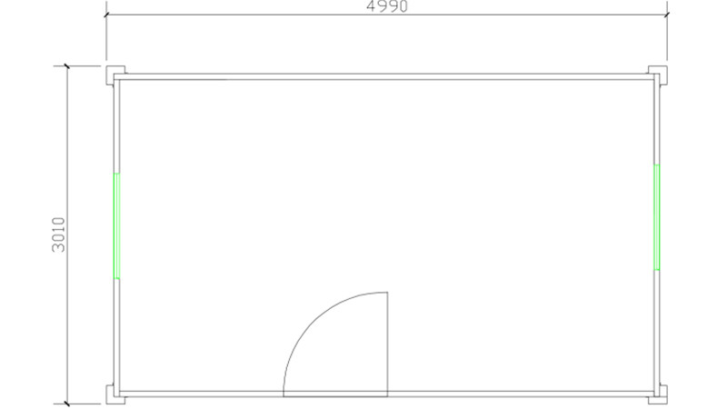 DRL15-1 container shop manufacture flat pack portable mobile modular steel frame house factory