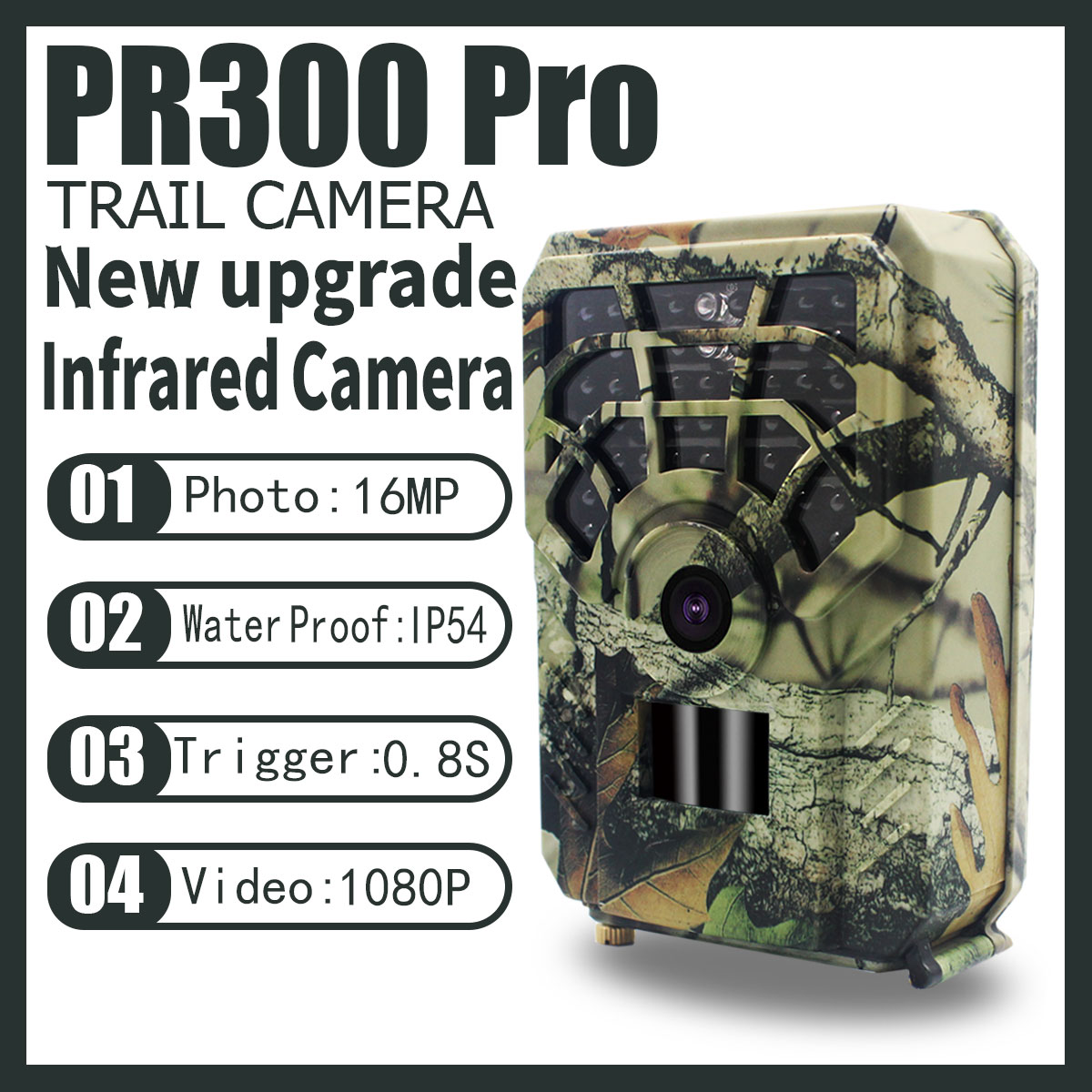 PR300 PRO Hunting Security Cameras Manufacturer & Supplier HUNTERCAM