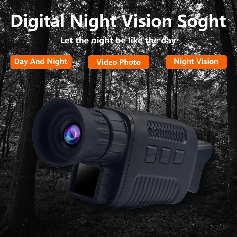 Viseur Nocturne Numérique HUIOP 1080P - Portée 100-200m - Vision Infrarouge - Pour Chasse Camping