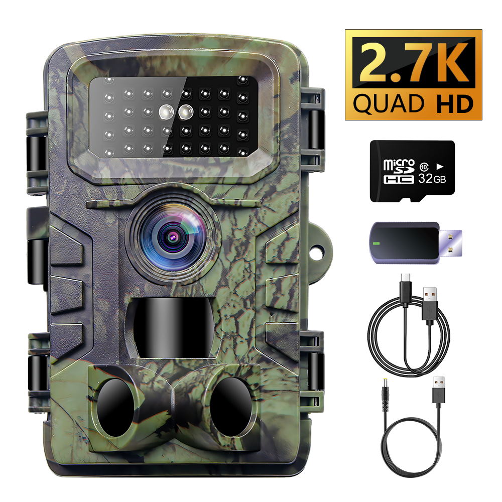 HunterCam PR700 2.7K Camera Trap with Night Vision for Animal ...