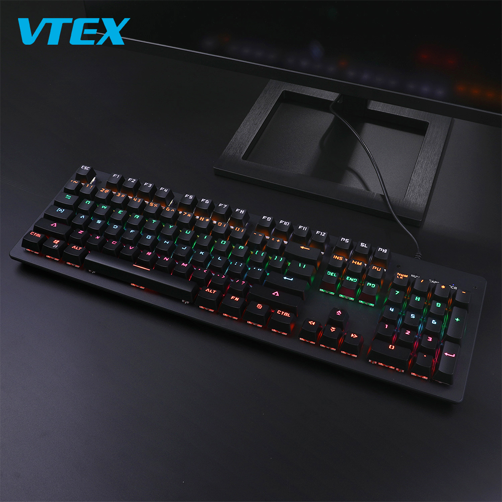 High quality gaming keyboard with USB port for laptop gaming keyboard