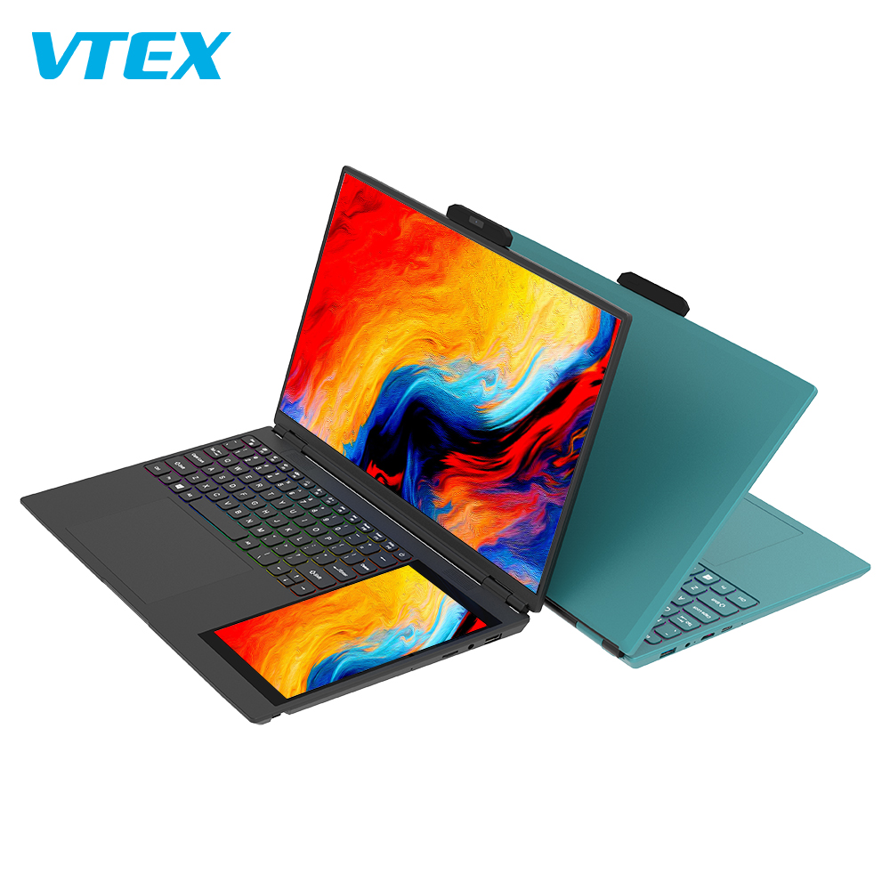 Vtex Dual Screen Cheap Laptop Price Laptop I7 16Gb Ram 1Tb Ssd 7" 15.6" Uhd Touch Screen Rich