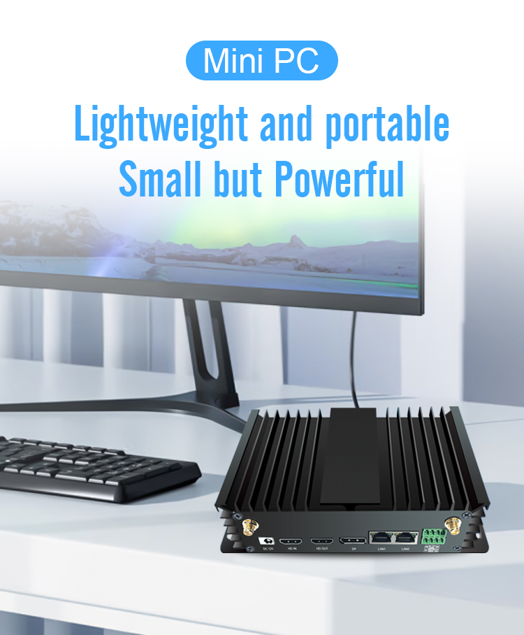 Mini Pc Factory Factory Price Low Power Mini Computadora Computer PC Mini Fanless ...