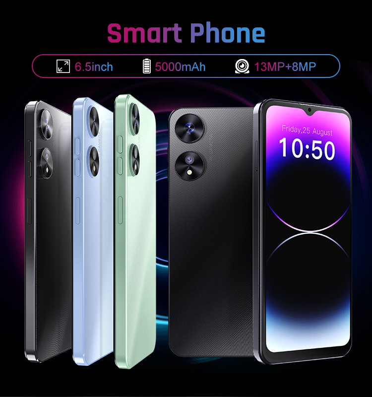 Original 6.517 Inch Phone Smartphones Phone Mtk 6762 4G Let