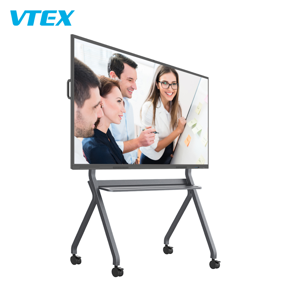 55 65 75 85 86 98 100 Inch Interactive Flat Panel 4K Lcd Digital ...