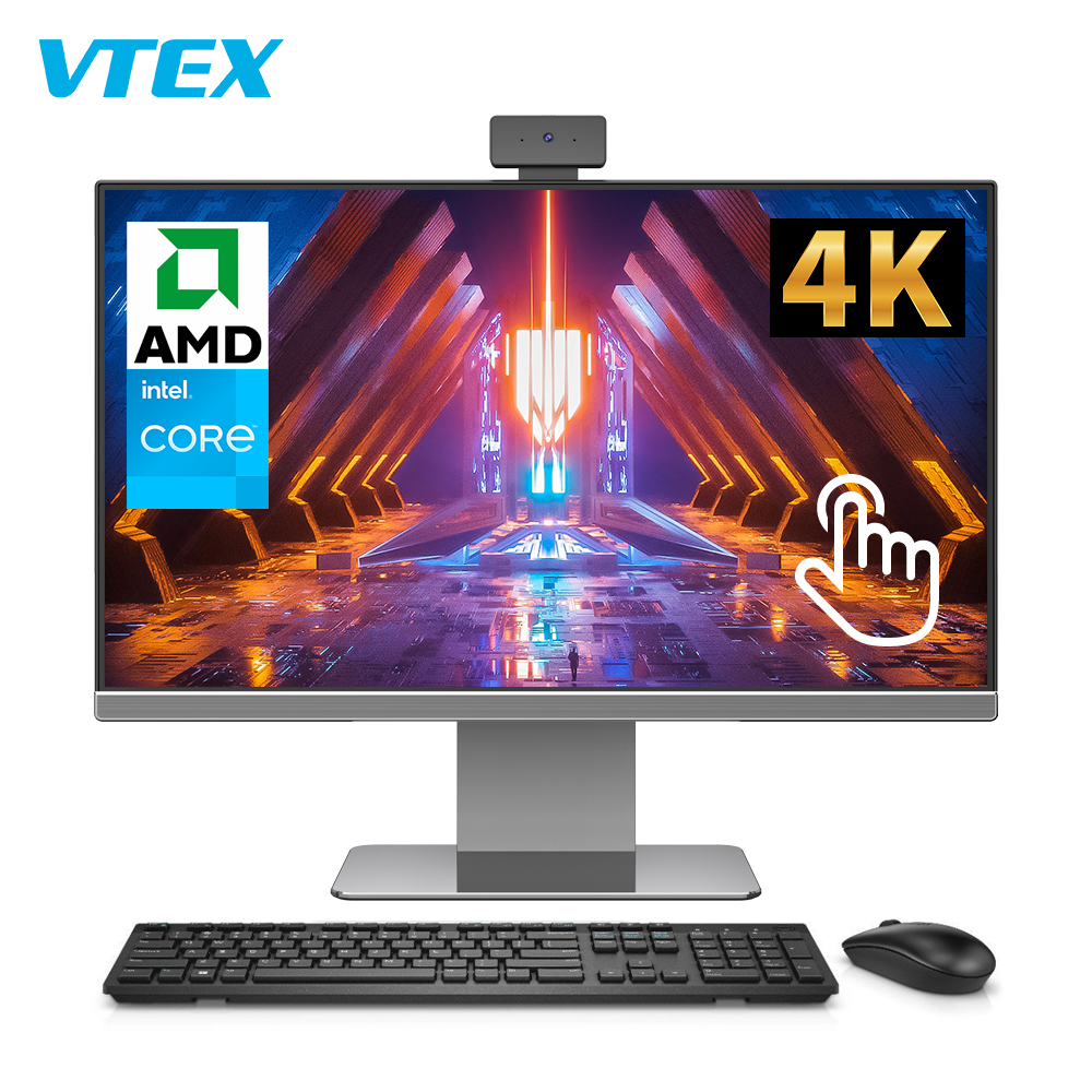 Desktop Computer All In One Pc 23.8 Inch Pc All-In-One Desktop Computer ...