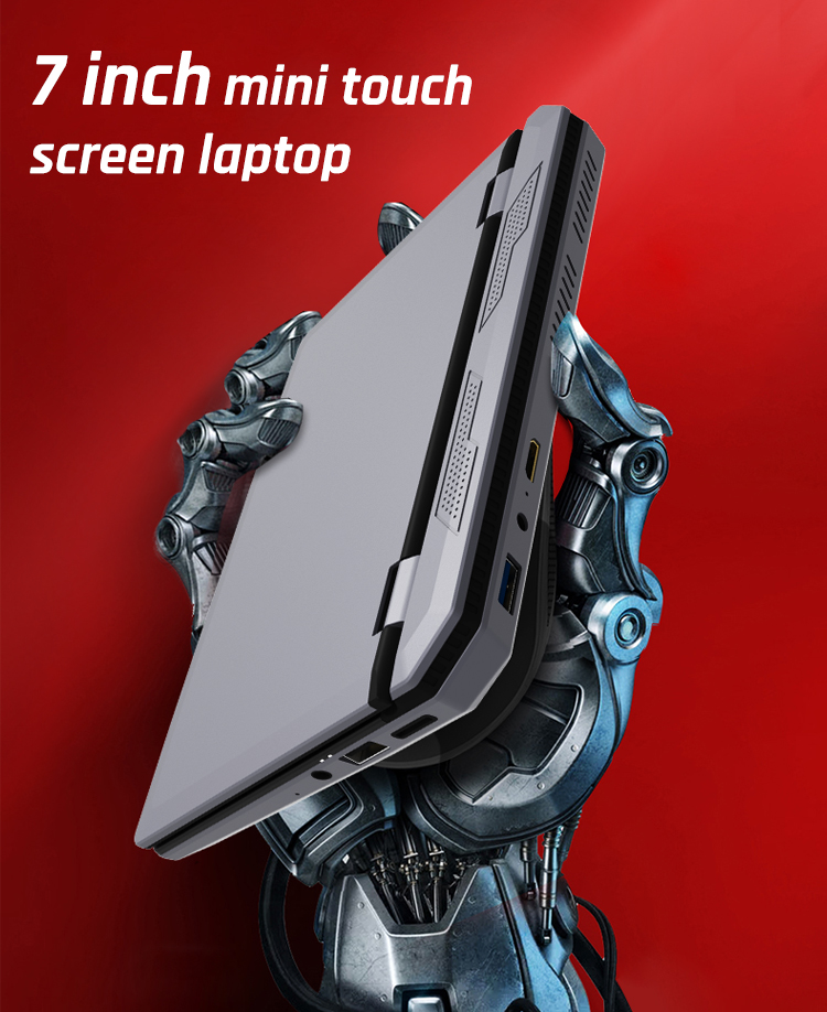 Vtex Portable 7 Inch Win10 Laptop Computadora Touch Screen Pocket ...