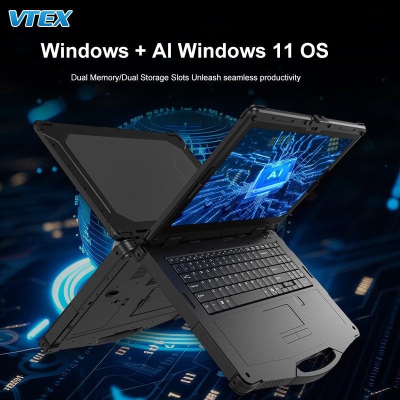 15.6'' ホットスワップ デュアルバッテリー Core Ultra I5 I7 Mil Std