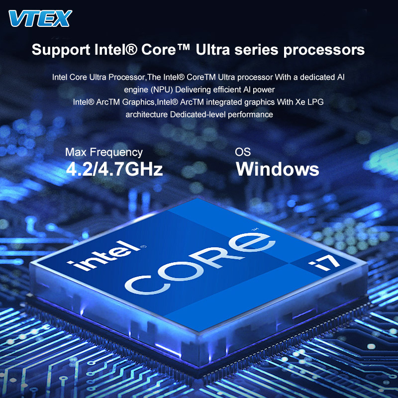 15.6'' ホットスワップ デュアルバッテリー Core Ultra I5 I7 Mil Std