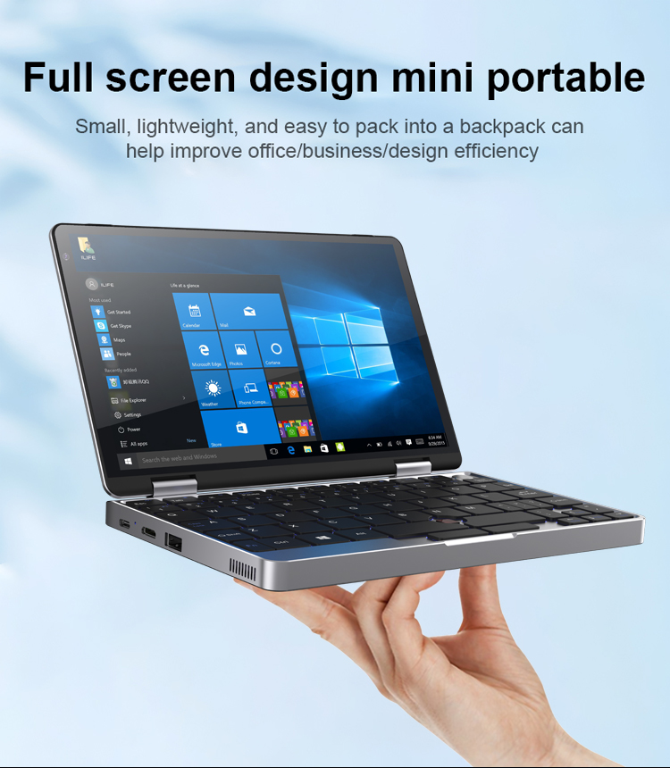 8 Inch Laptops Notebook Thin Portable Pc Wholesale Mini Computer Slim ...