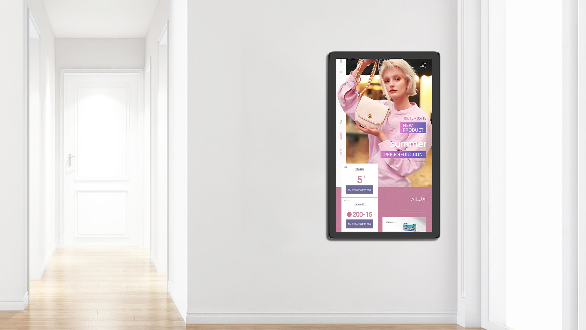 1:1 Square LCD Display