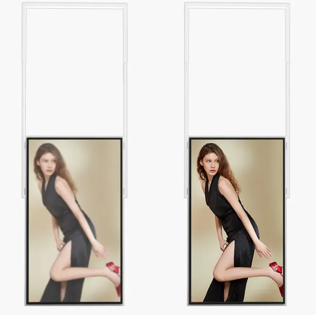 high quality 55 inch indoor window advertising digital signage for Cosmetics store