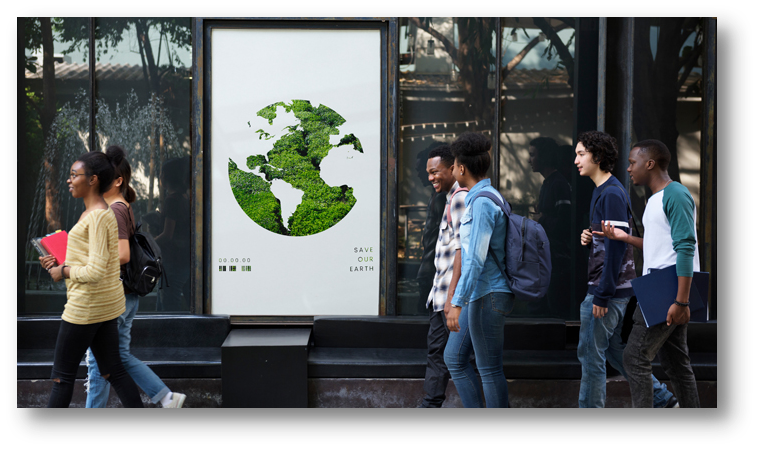  Kosintec Window Advertising Screens