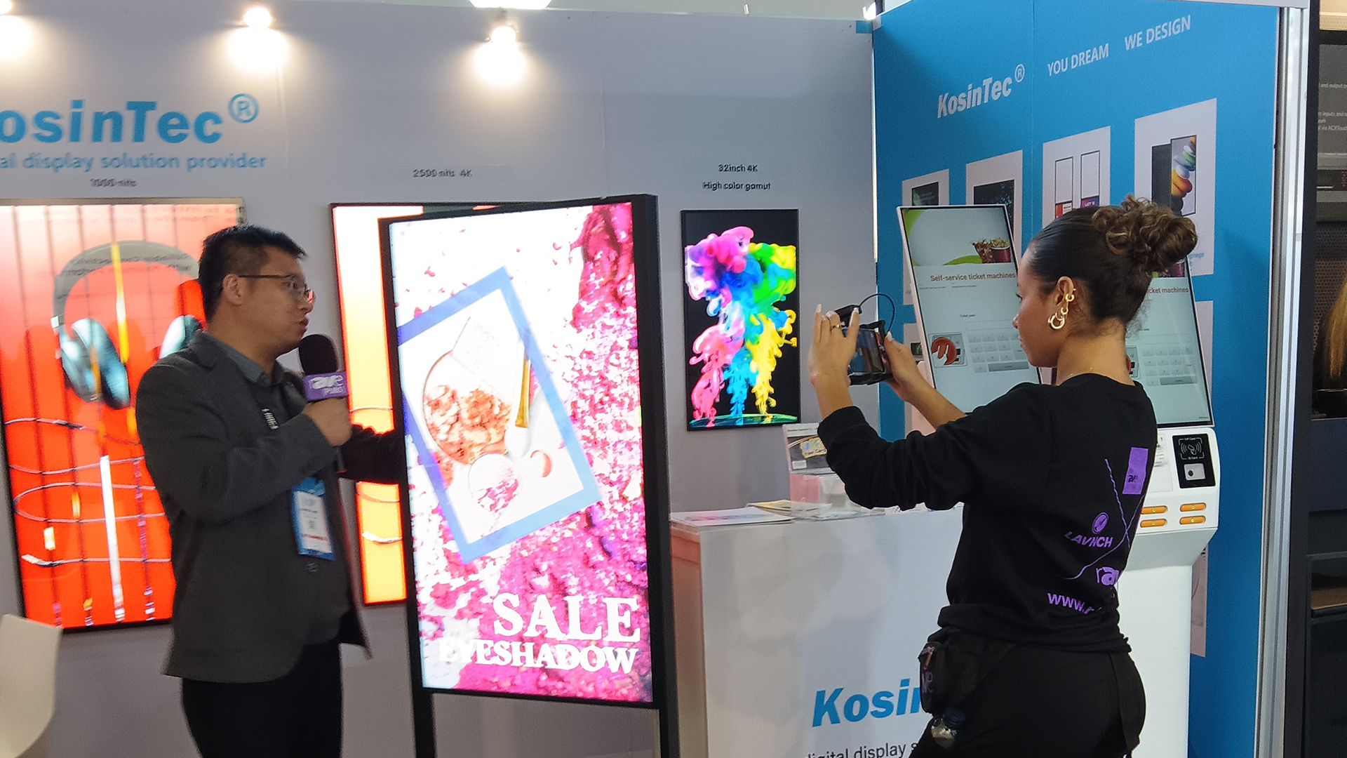  Wholesale At the ISE 2025 exhibition, a TV reporter interviewed Mr. Liang, the General Manager of Kosintec Company with good price - KOSINTEC 