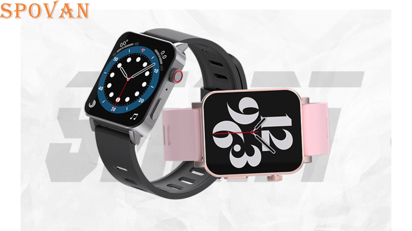 Bluetooth Phone CALL Fashion Smart Watch Spovan W7 with Fitness Tracker spovan watch