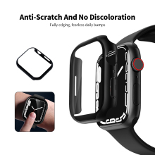 Quality Ultra-thin Watch Case TPU HD Display Screen Protective Cover for Apple Watch Series 7