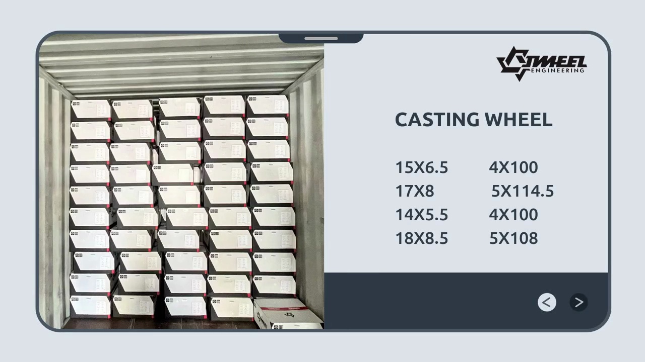 15X6.5 4X100.17X8 5X114.5.14X5.5 4X100.18X8.5 5X108.CASTING WHEEL.
