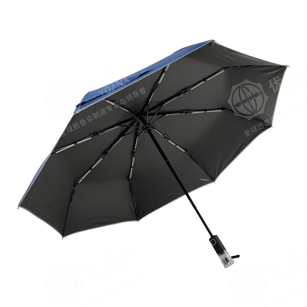 Yoana Auto Open Close LED Umbrella with light in handle Wholesale 23
