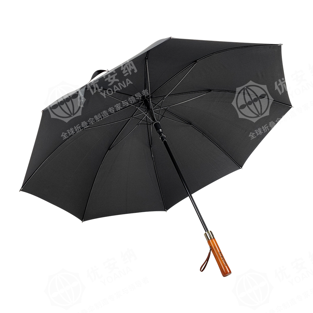 Yoana Custom wholesale straight auto open golf umbrella wooden handle