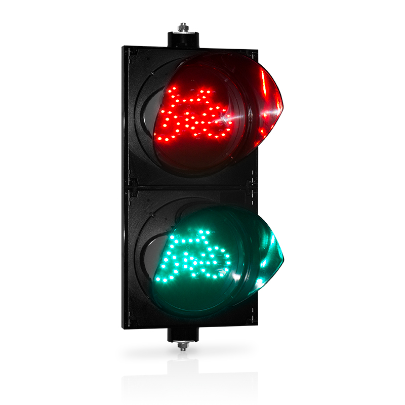 Dia.200mm(8inch) Red Green LED Bicycle Traffic Light BBM Traffic Light