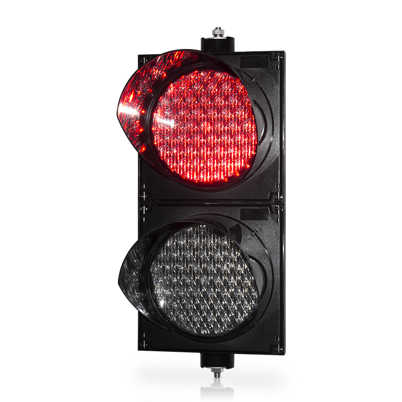 Dia.200mm(8inch) 蜘蛛の巣レンズ付き赤白ボール LED 信号機 | BBM Traffic Light