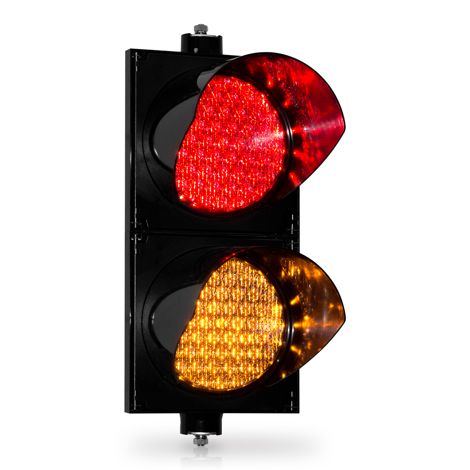 Dia.200mm(8inch) 蜘蛛の巣レンズ付きレッドイエローボール LED