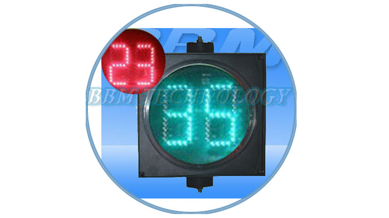 Dia.300mm Red and Green 2Digits Counter 2in1 LED Traffic Light | BBM ...