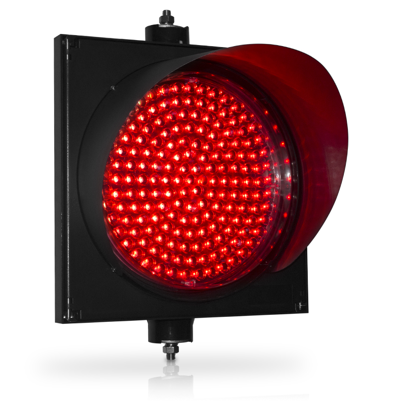 Best Dia.300mm(12inch) Red LED Traffic Light with Fresnel Lens Company ...