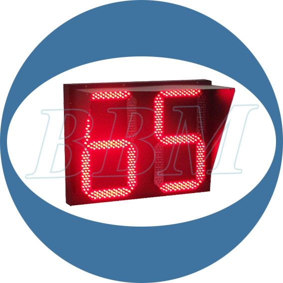 Red Thread Display Timer Dia.800mm Two-digit Red Color LED Countdown Timer | BBM Traffic Light