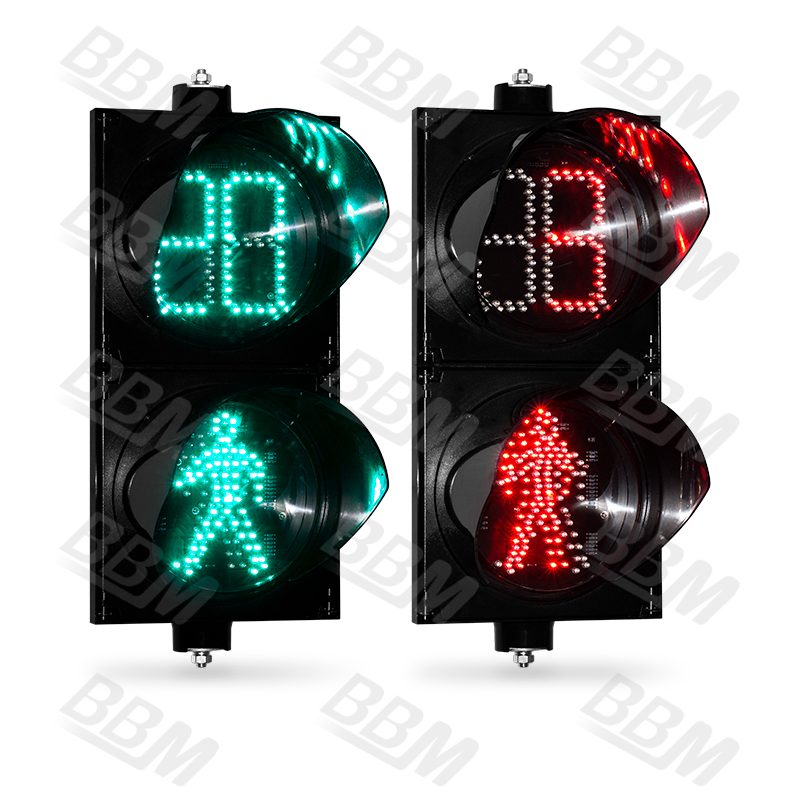 Static Red Green Pedestrian and 2 Digits Red Green Countdown Timer LED ...