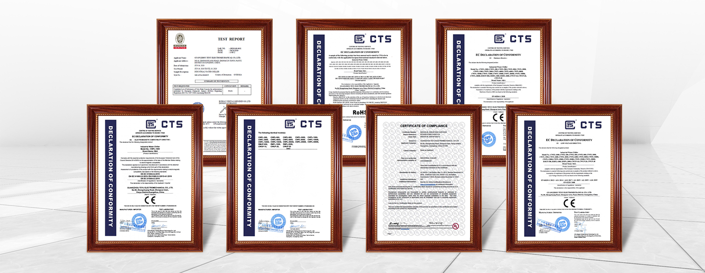 Certificate of TEYU S&A 3D Printing Machine Chillers