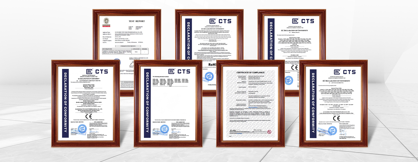 Chiphaso cha CO2 Laser Cooler CW-6200