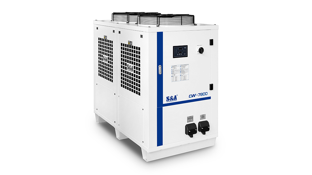 用于 CO2 激光切割系统的高功率工业冷水机系统 CW-7800