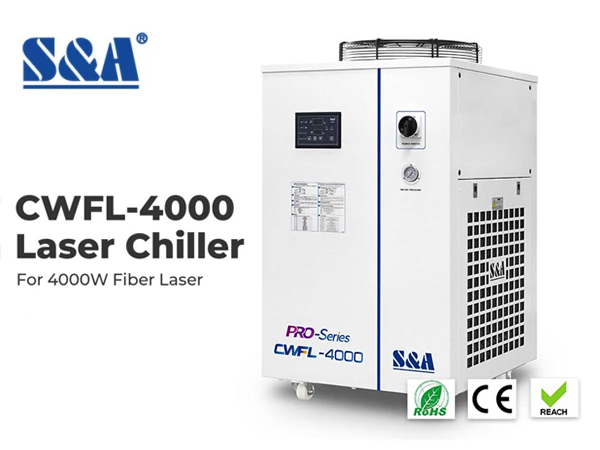 S&A CWFL-4000 Pro industrial laser chiller