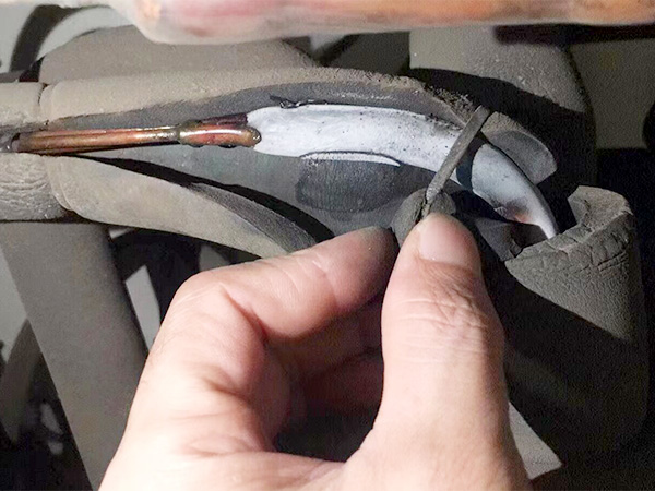 industrial chiller fault_refrigerant leakage