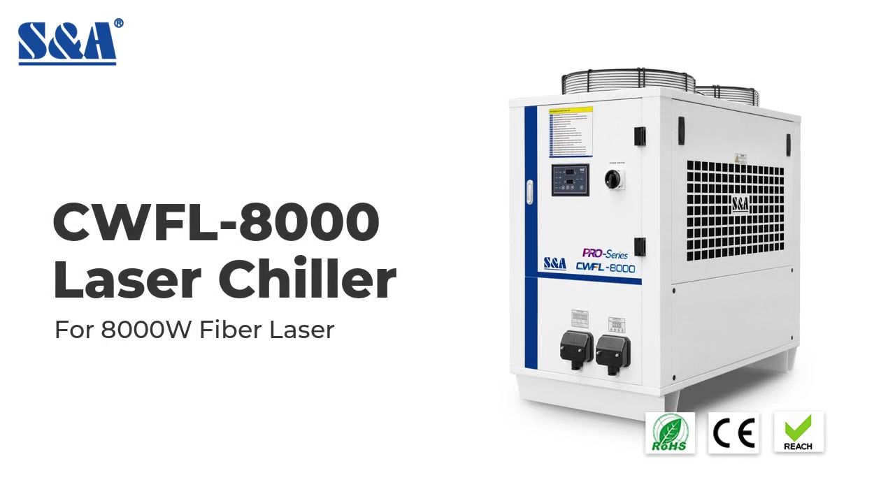 Industrial Water Cooling System CWFL8000 for 8KW Fiber Laser Machine