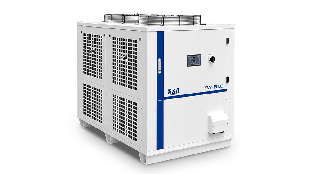 Sealed Tube CO2 Laser Chiller CW-8000 38kW Large Cooling Capacity High Performance