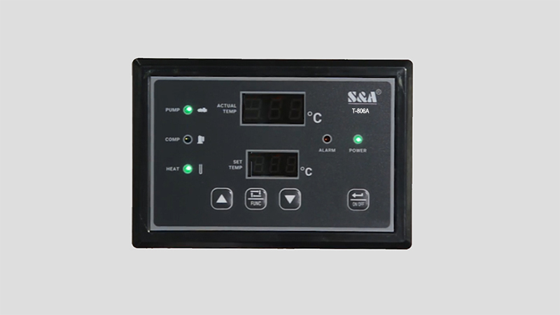 41kW Large Cooling Capacity Industrial Water Chiller CW-8000 Intelligent Temperature Controller