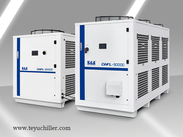 S&A fiber laser chiller for up to 30kW fiber laser