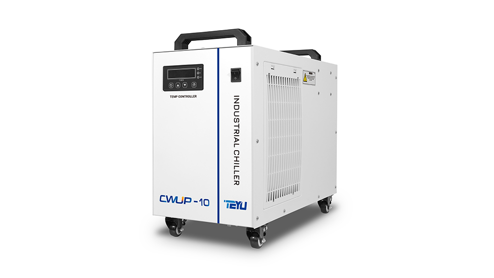 Small Industrial Chiller CWUP-10 for Ultrafast Laser UV Laser ±0.1°C Precision