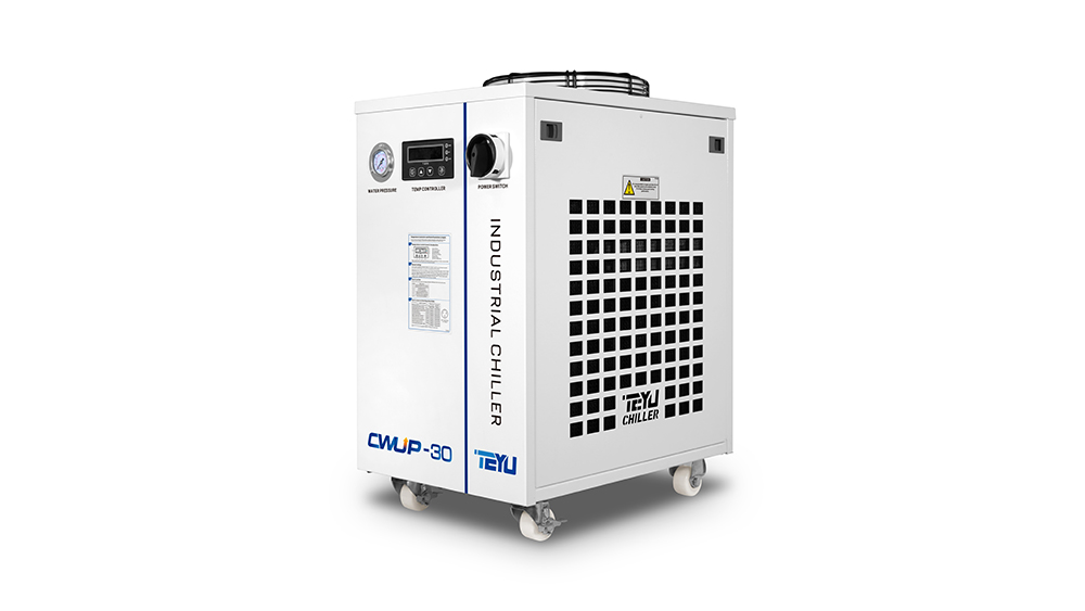 Portable Water Chiller CWUP-30 for Ultrafast Laser UV Laser ±0.1°C Precision Modbus-485