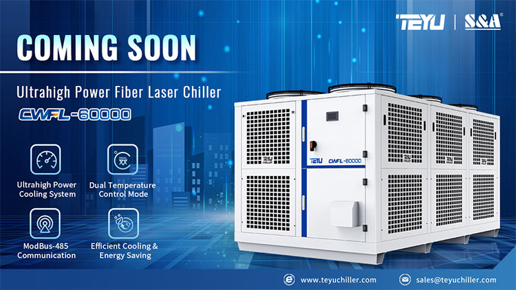 Ultrahigh Power Fiber Laser Chiller CWFL-60000 for 60000W Fiber Laser