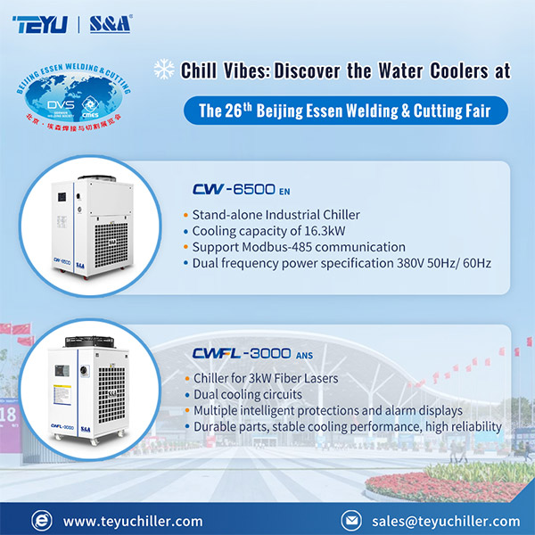Industrial Process Chiller CW-6500EN Fiber Laser Chiller CWFL-3000ANS