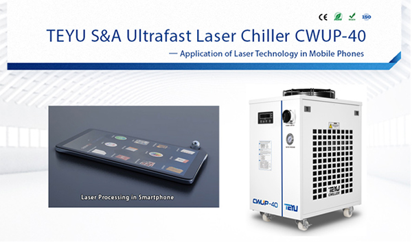Ultrafast Precision Laser Process Cooling System CWUP-40 ±0.1°C Stability