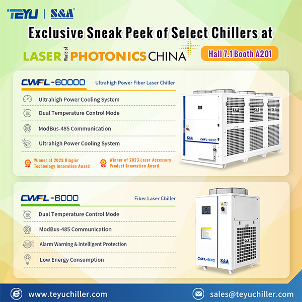 Ultrahigh Power Fiber Laser Chiller CWFL-60000 Fiber Laser Chiller CWFL-6000