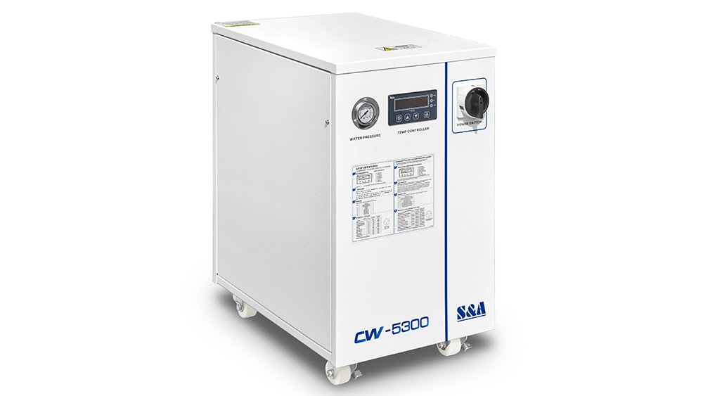Sistema de resfriamento a água CW-5300ANSW Alta eficiência ±0,1°C Precisão de controle
